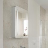 HSK ASP Softcube Alu mirror cabinet 60x75x17cm 1132060 2-doors