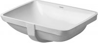 Duravit ME by Starck built-in washbasin, for installation from below, special finish, with overflow, without t...