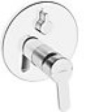 Hansa Hansaprimo bath and shower mixer, ready-mounted set, with safety device, concealed, round rosette, 89903...