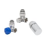 HSK side connection wall valve set angle-corner, left 890834