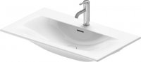 Duravit furniture wash basin Viu 234483, 830 mm, with overflow, with tap hole bench, 2 tap holes