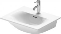 Duravit Furniture hand wash basin Viu 234453, 530 mm, with overflow, with tap hole bench, without tap hole