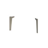 Duravit XViu base foot 9714, 10x25, champagne matt, 2 pieces