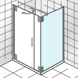 HSK K2P Side panel for hinged door on side part, dimensions: 75.0 cm x 200.0 cm, stop left/right (rotatable)