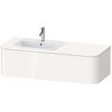 Duravit Happy D.2 Plus Vanity unit for wall-mounted bracket, 1300x550 mm, 1 pull-out, for built-in basin Posit...