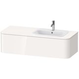 Duravit Happy D.2 Plus Waschtischunterbau für Konsole wandhängend, 1300x550 mm, 1 Auszug, für Einbaubecken ...