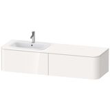 Duravit Happy D.2 Plus Waschtischunterbau für Konsole wandhängend, 1600x550 mm, 2 Auszüge, für Einbaubecke...