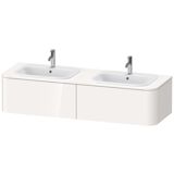 Duravit Happy D.2 Plus Waschtischunterbau für Konsole wandhängend, 1600x550 mm, 2 Auszüge, für 2 Einbaubec...