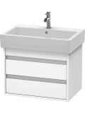 Duravit Ketho Vanity unit wall-mounted 6624, 2 drawers, 650mm, for Vero