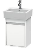 Duravit Ketho Waschtischunterschrank wandhängend 6630, 1 Holztür, Anschlag links, 400mm, für Vero