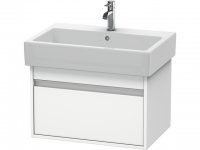 Duravit Ketho Vanity unit wall-mounted 6684, 1 pull-out, 650mm, for Vero