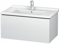 Duravit L-Cube Vanity unit wall-mounted, 1 pull-out, 820mm, for Starck 3