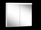 Schneider LOWLINE Basic LED illuminated mirror cabinet, 2 double mirror doors, 90x74,8x13,5cm, 171.290.