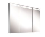 Schneider ARANGALINE LED illuminated mirror cabinet, 3 double mirror doors, 100x70x12cm, 160.501.02.41