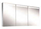 Schneider ARANGALINE LED illuminated mirror cabinet, 3 equal-sized double mirror doors, 150x70x12cm, 160.551.0...