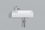 Alape wash basin WT.XS500H.R, rectangular W: 500mm H: 100mm D: 268mm, 4292000000, white