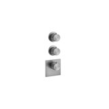 Gessi 316 Finished installation set concealed thermostat, vertical installation, 2 separate ways, single roset...