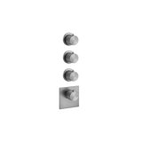 Gessi 316 Finished installation set concealed thermostat, vertical installation, 3 separate ways, individual r...