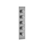 Gessi 316 Finished installation set concealed thermostat, vertical installation, 4 separate ways, one rosette,...