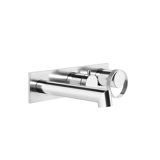 Gessi Anello, ready-to-install set with square plate for concealed single lever bath mixer, with 2-way diverte...