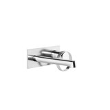 Gessi Anello, ready-to-install set for concealed single lever basin mixer, with rectangular plate, length of s...