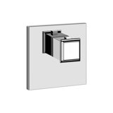 Gessi Eleganza, ready-mounted set, high-performance thermostat without shut-off, single outlet, 46252