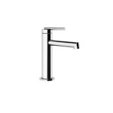 Gessi Ingranaggio single-lever basin mixer, without pop-up waste, 128mm projection, 63502