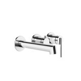 Gessi Ingranaggio ready-to-install set, round roses for concealed single lever mixer, bath with 2-way diverter...