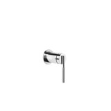 Gessi Ingranaggio ready-mounted single lever mixer, without diverter suitable for bath/shower, 1x outlet on to...