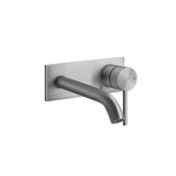 Gessi 316 Flessa finish-mounting set for concealed single-lever mixer, washbasin with continuous plate 65x165 ...