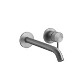 Gessi 316 Meccanica finish-mounting set, for concealed single-lever basin mixer, single rosettes D65 mm, perso...