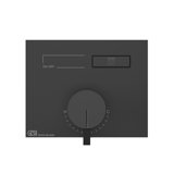 Gessi HI-FI, ready-to-install set for 1/2 concealed single lever mixer with push-button operation for horizont...