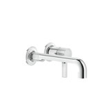 Gessi Inciso- finished installation set for concealed single lever mixer, washbasin with single rosettes D65 m...