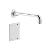 Gessi Inciso ready-mounted set for electronically controlled washbasin spout, integrated sensor on aerator, pr...