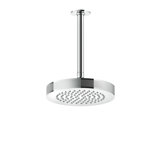 Gessi Inciso anti-lime decor overhead shower D218 mm, with joint and ceiling arm 281 mm, 1/2 connection, 58186...