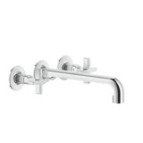 Gessi Inciso+ colour set for 2-handle basin mixer, with 235-255 mm spout, without drain set, 58192