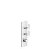 Gessi Inciso- Pre-assembled set for 3/4 high performance concealed thermostat, one rosette, vertical mounting,...