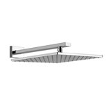 Gessi Rettangolo anti-limestone overhead shower 300x300 mm with joint and wall bracket, 1/2 connection. At 3 b...