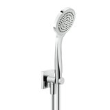 Gessi Rilievo, shower set with wall connection elbow 1/2 and bracket, hose 1.50 m and 1-jet antique shower, 59...