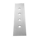 Gessi 4-hole decor plate for Secur Box, tile bench mounting, 01664