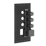 Gessi concealed body for 3/4 high performance concealed thermostat for vertical or horizontal mounting with 3 ...