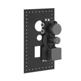 Gessi concealed body for 3/4 high performance concealed thermostat for vertical or horizontal mounting 3 to 5 ...