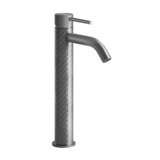 Gessi 316 Intreccio single-lever basin mixer, higher version 228 mm, without pop-up waste, projection 122 mm, ...