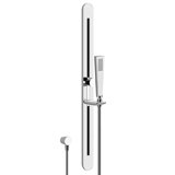 Gessi Cono shower set with wall connection elbow, anti-limestone hand shower and shower hose 1.50 m, 45144