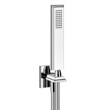 Gessi Eleganza, shower set Eleganza, with wall connection elbow 1/2 with bracket, 150 m hose and anti-limeston...