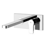 Gessi Emporio Corso Venezia, ready-mounted single-lever mixer, washbasin with fixed spout (always left), witho...