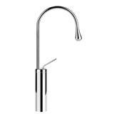 Gessi Goccia washbasin single lever mixer high version, with spout radius 90 mm, without pop-up waste, spout 1...