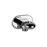 Gessi Goccia wall connection elbow 1/2, with shower holder, 33761