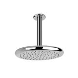 Gessi Goccia anti-limestone overhead shower D334 mm, with joint and ceiling arm, length 278 mm, 1/2 connection...