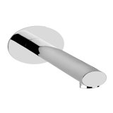 Gessi Ovale, wall-mounted basin spout, with 1/2 connection for separate single-lever mixer, personalised lengt...